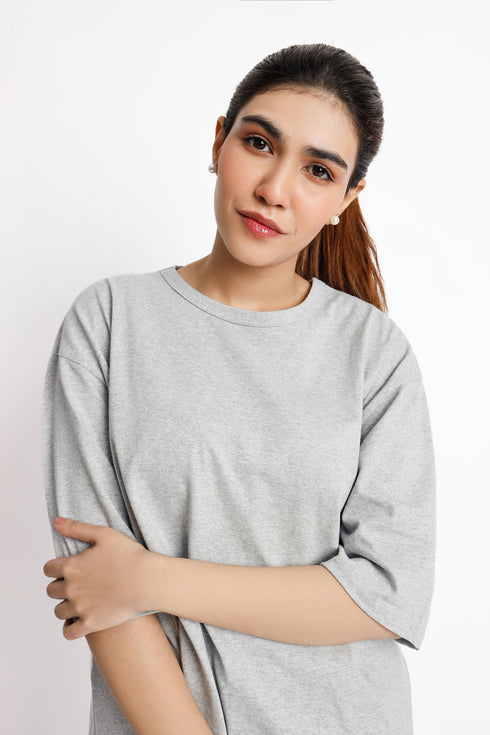 The Extreme Oversized Heather Grey T-Shirt
